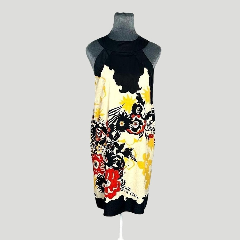 Max Studio mini babydoll halter dress Small 2000s boho cotton sundress